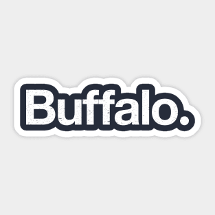 Buffalo. Sticker